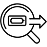 电池 线条 图标