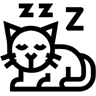 猫 线条 图标
