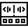DJ-Mischpult line Icon