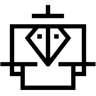 драгоценный камень line иконка