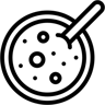 ペトリ皿 line アイコン