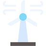 wind turbine flat icon