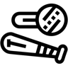 baseball line icon
