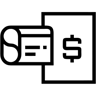 发票 line 图标