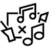 موسيقى line أيقونة
