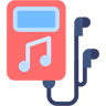lecteur de musique flat icône