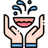 spring splash lineal color icon