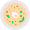 egg dish flat icon