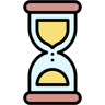 hourglass lineal-color icon