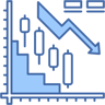 downturn two-color icon