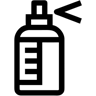 aerossol line ícone