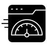 Tachometer filled Icon