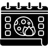 calendar filled icon