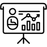 presentation line icon
