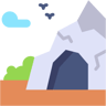 гора flat иконка