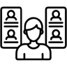 申请人 线条 图标