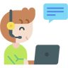 customer service flat icon