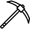 hatchet line icon