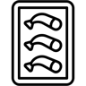 sausage line icon