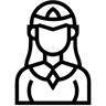woman line icon