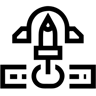 carreras line icono