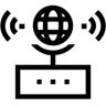 全球网络 线条 图标