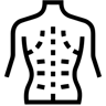 позвоночник line иконка