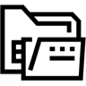 文件夹 line 图标