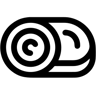 瑞士卷 line 图标
