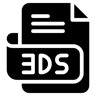3ds-Datei filled Icon