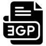 3gp-Datei filled Icon
