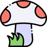 mushroom lineal-color icon