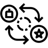 workflow line icon