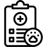 剪贴板 line 图标