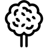дерево линия иконка