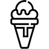 ice cream line icon