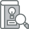 research two-color icon
