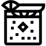cocktail line icon