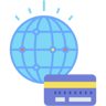 global payment flat icon