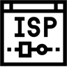 Internetanbieter linie Icon