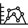 Liniendiagramm linie Icon