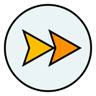 forward lineal color icon