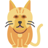 gato flat icono