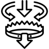 trappola linea icona