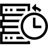 服务器 线条 图标