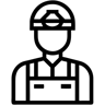 مهندس خط أيقونة