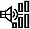 Lautsprecher line Icon