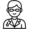 médecin ligne icône