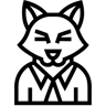 Fuchs linie Icon