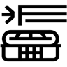 热水浴缸 线条 图标